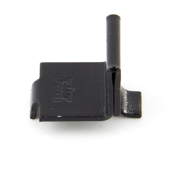 Black Double Stud for Flat Black Bookcase Strip