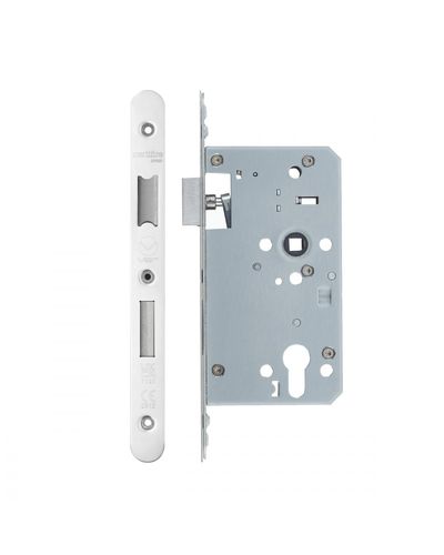 Din Euro Sashlock- Backset 60mm - 2 Pc Forend - Radius - PSS - Single Throw