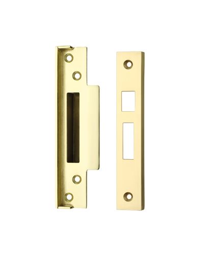 Rebate Kit to suit BS 5 Lever Sash Locks - suitable for 64mm and 76mm - contains right and left rebate and sash strike