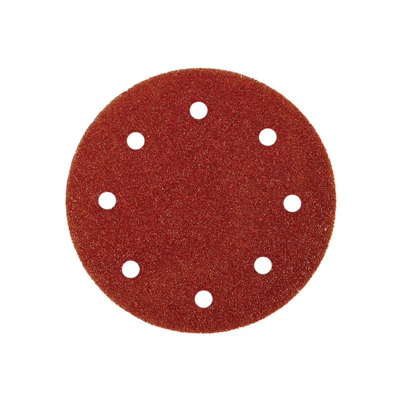 A/OXIDE ABRASIVE DISC 125mm 8 HOLE 120G
