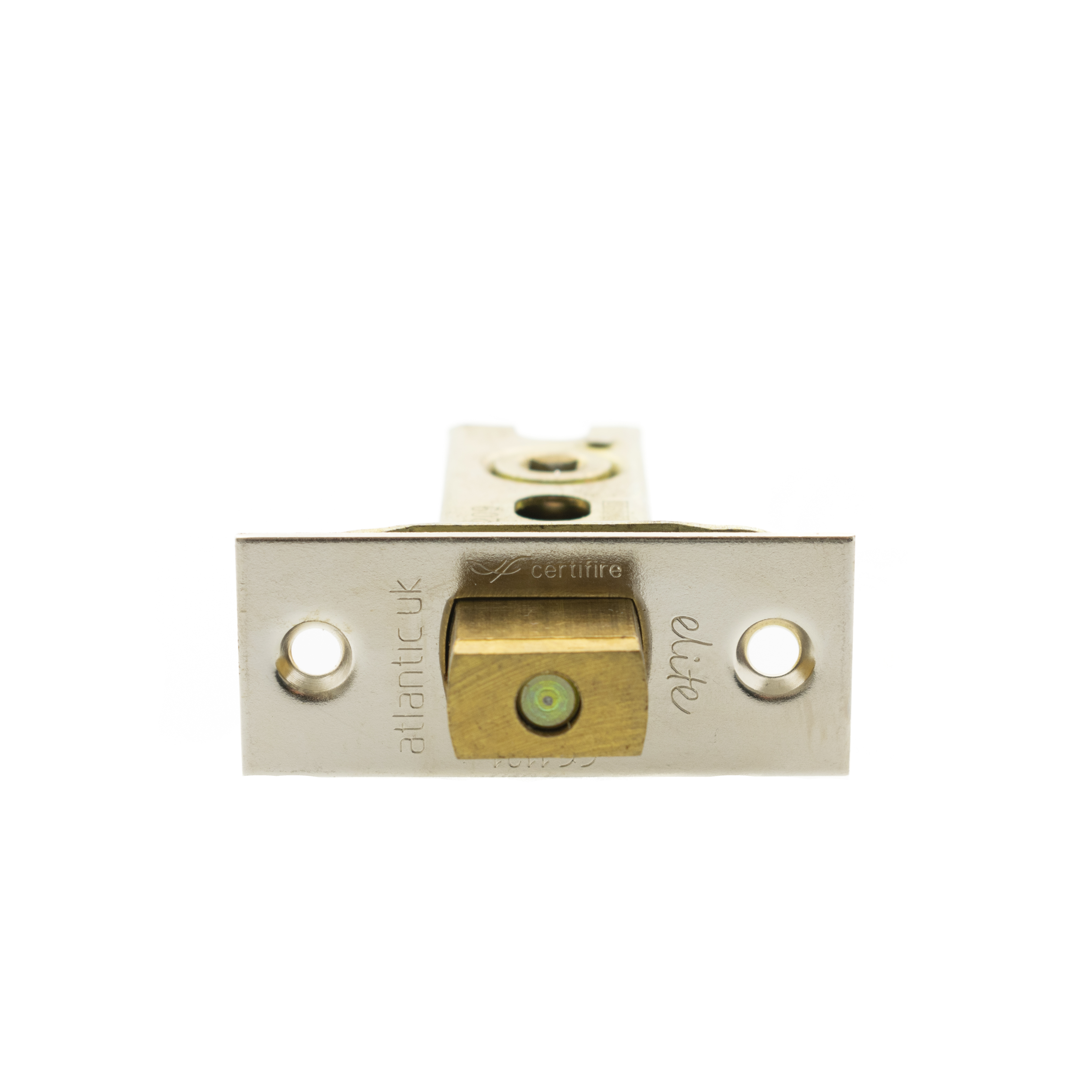 Atlantic Fire-Rated CE Marked Bolt Through Heavy Duty Tubular Deadbolt 3" - Polished Nickel