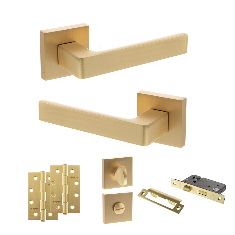 STATUS Montana Door Handle Pack (Bathroom Set - 3