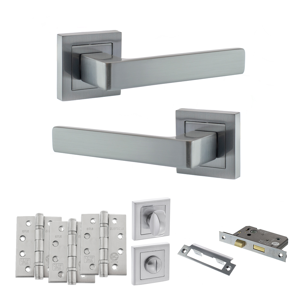 STATUS Montana Door Handle Pack (Bathroom Set - 2.5