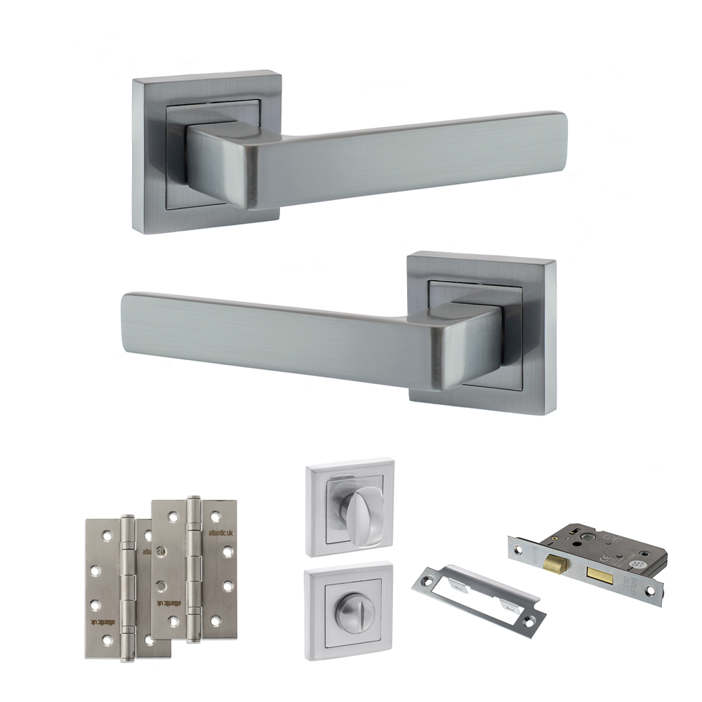 STATUS Montana Door Handle Pack (Bathroom Set - 3