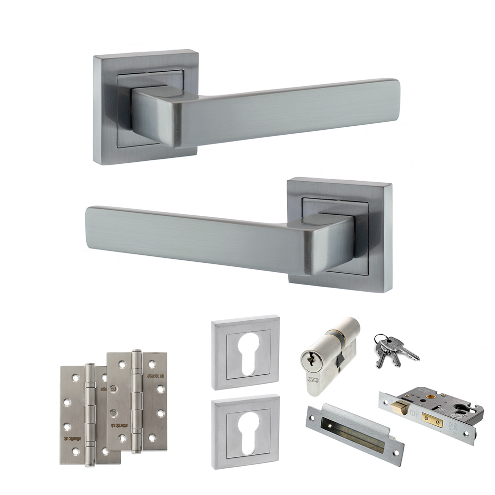 STATUS Montana Door Handle Pack (Euro Lock Set - 2.5