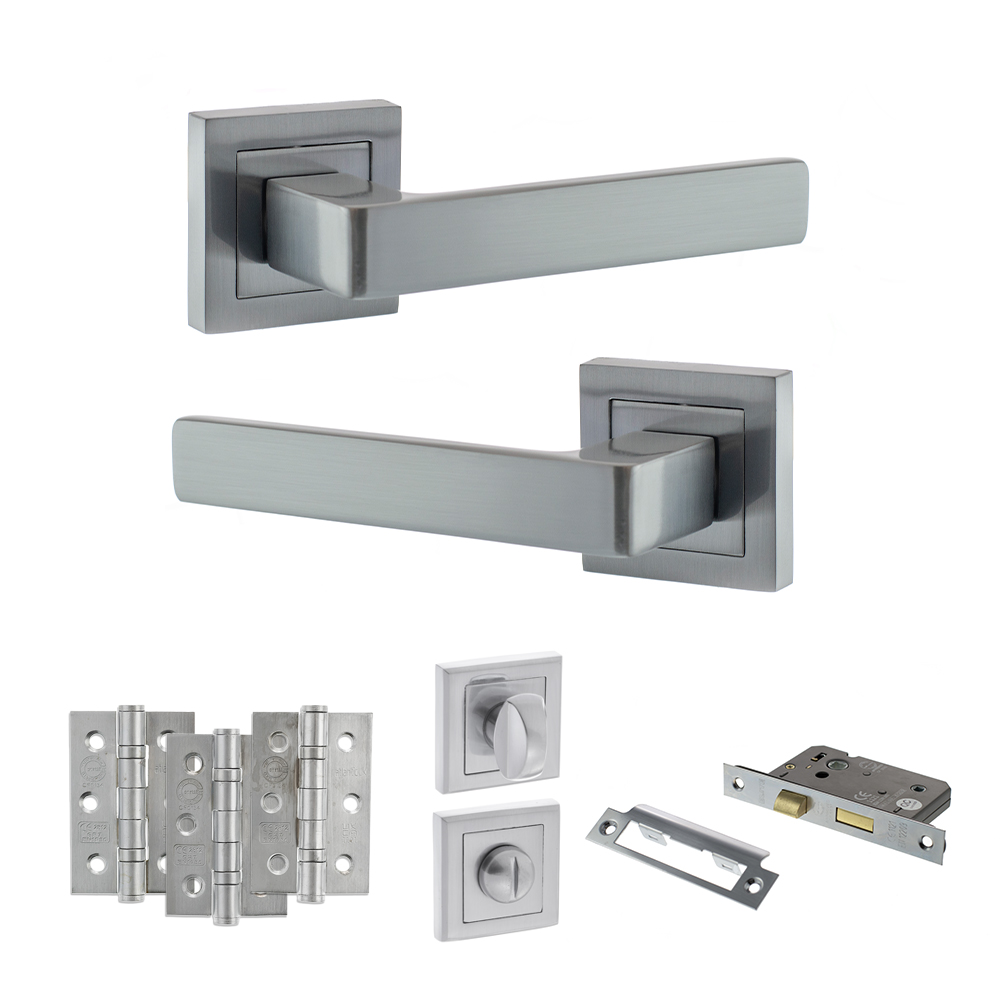STATUS Montana Door Handle Pack (Bathroom Set - 3