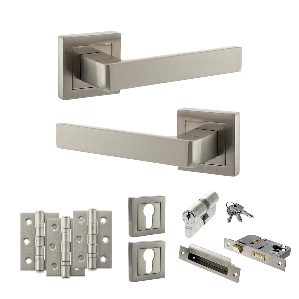 STATUS Montana Door Handle Pack (Euro Lock Set - 2.5