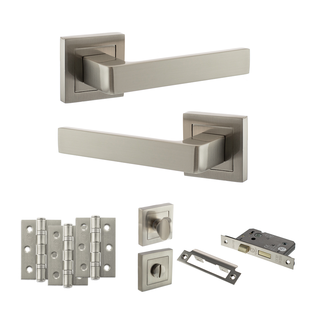 STATUS Montana Door Handle Pack (Bathroom Set - 2.5