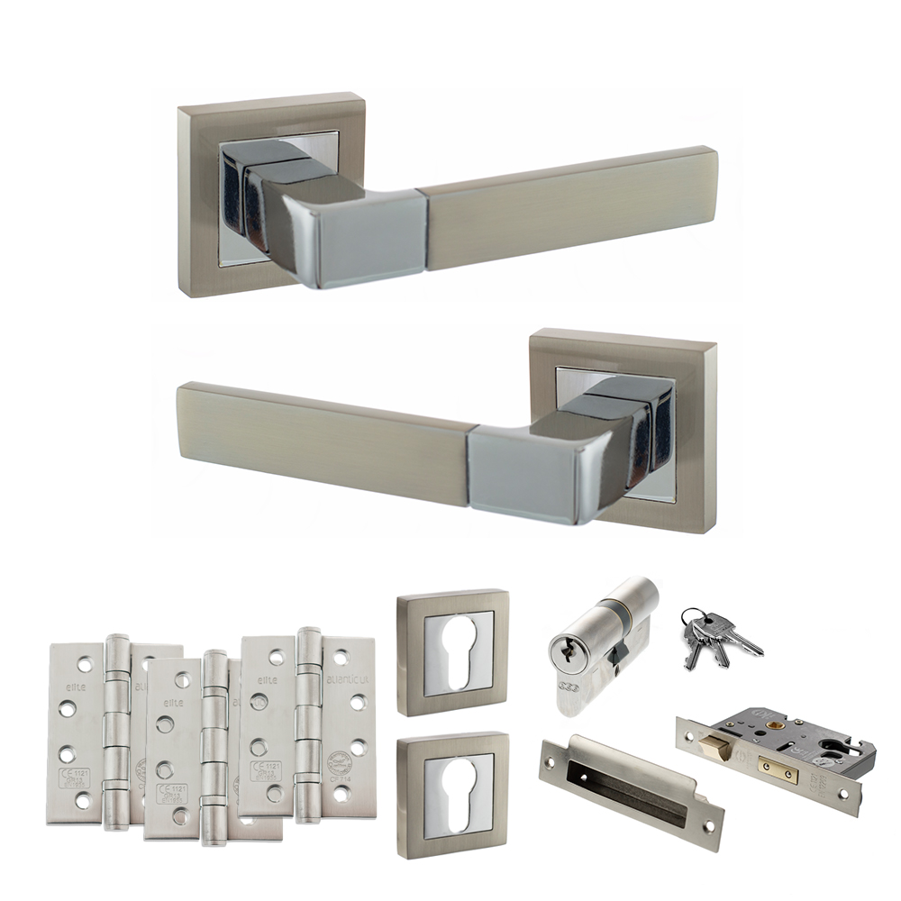 STATUS Montana Door Handle Pack (Euro Lock Set - 3
