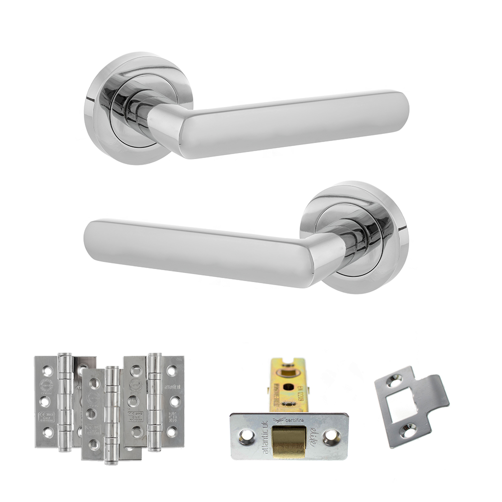 STATUS Carolina Door Handle Pack (Latch Set - 3
