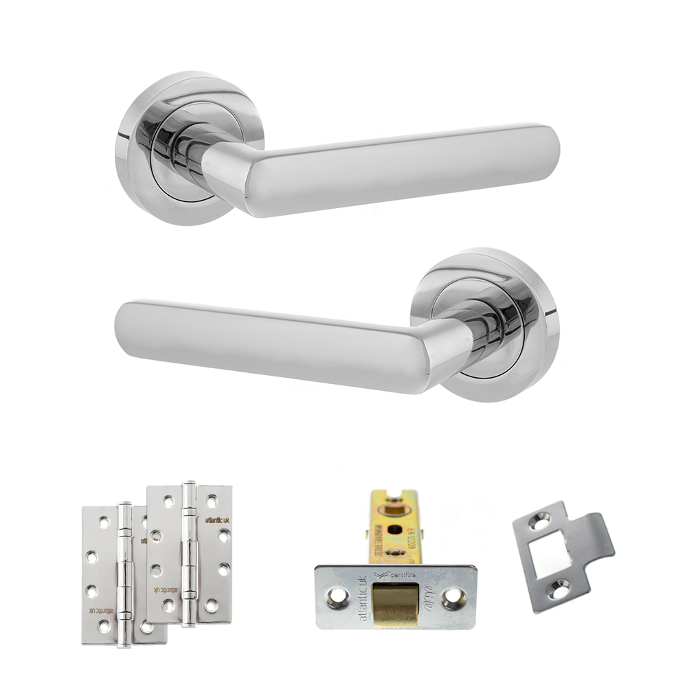 STATUS Carolina Door Handle Pack (Latch Set - 3