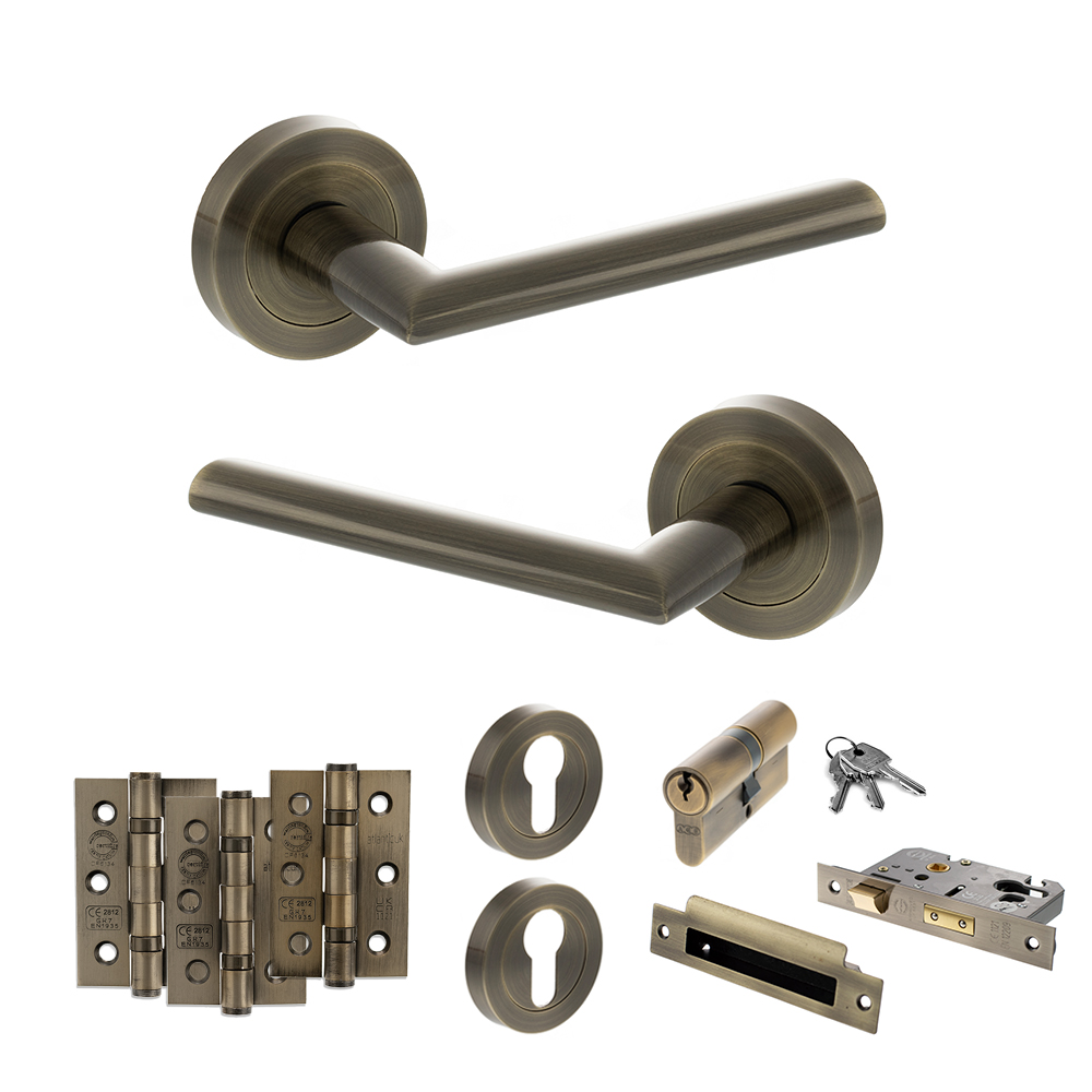STATUS Alabama Door Handle Pack (Euro Lock Set - 2.5