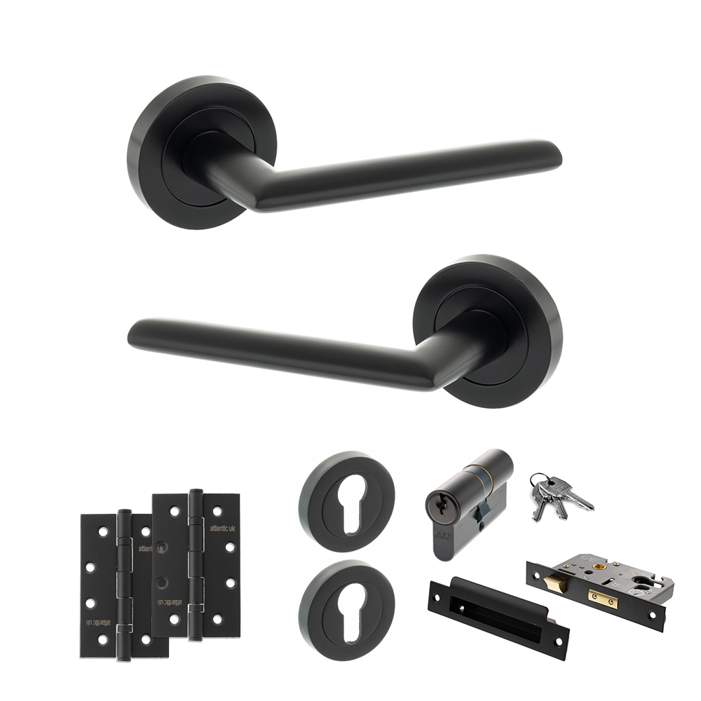 STATUS Alabama Door Handle Pack (Euro Lock Set - 2.5