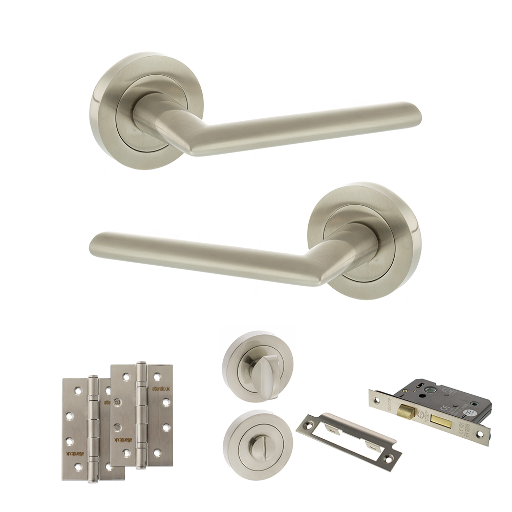 STATUS Alabama Door Handle Pack (Bathroom Set - 3