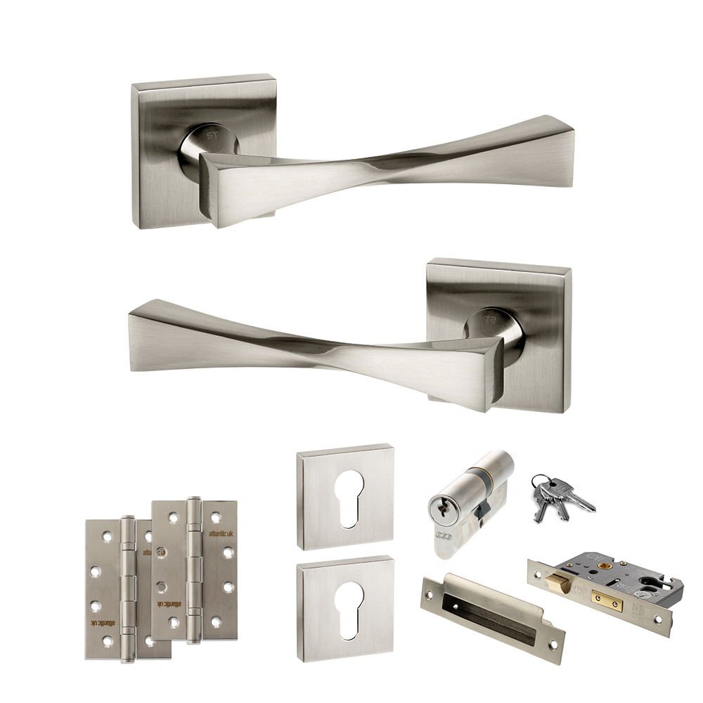 Senza Pari Guido Door Handle Pack (Euro Lock Set - 2.5