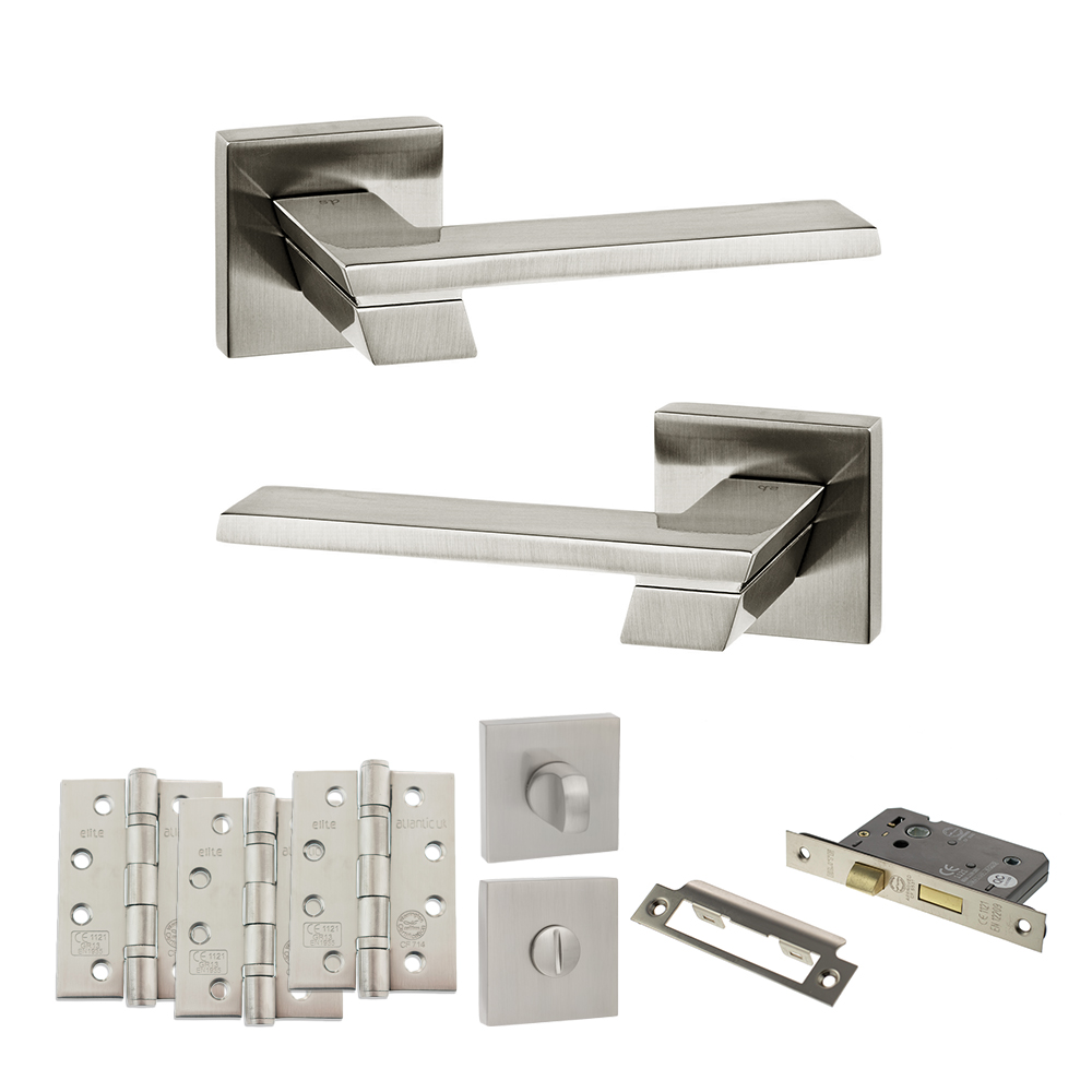 Senza Pari Giovanni Door Handle Pack (Bathroom Set - 3