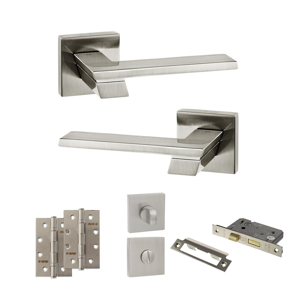 Senza Pari Giovanni Door Handle Pack (Bathroom Set - 3