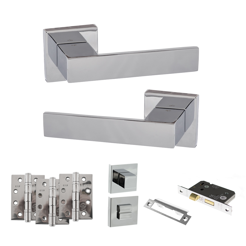 Senza Pari Panetti Door Handle Pack (Bathroom Set - 3