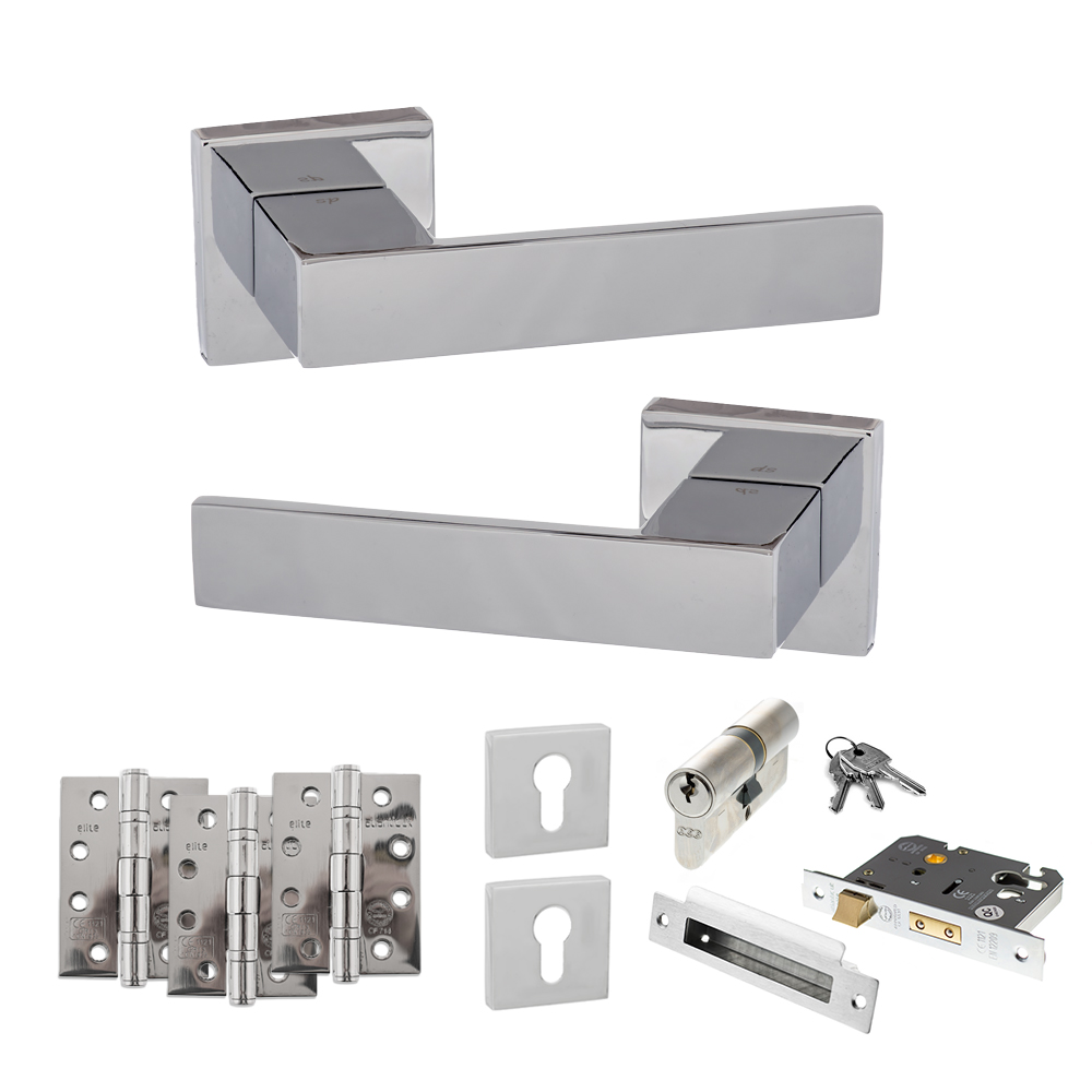 Senza Pari Panetti Door Handle Pack (Euro Lock Set - 2.5