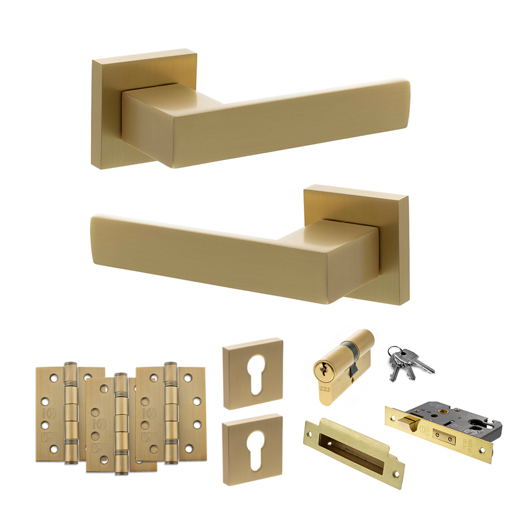 Senza Pari Panetti Door Handle Pack (Euro Lock Set - 2.5