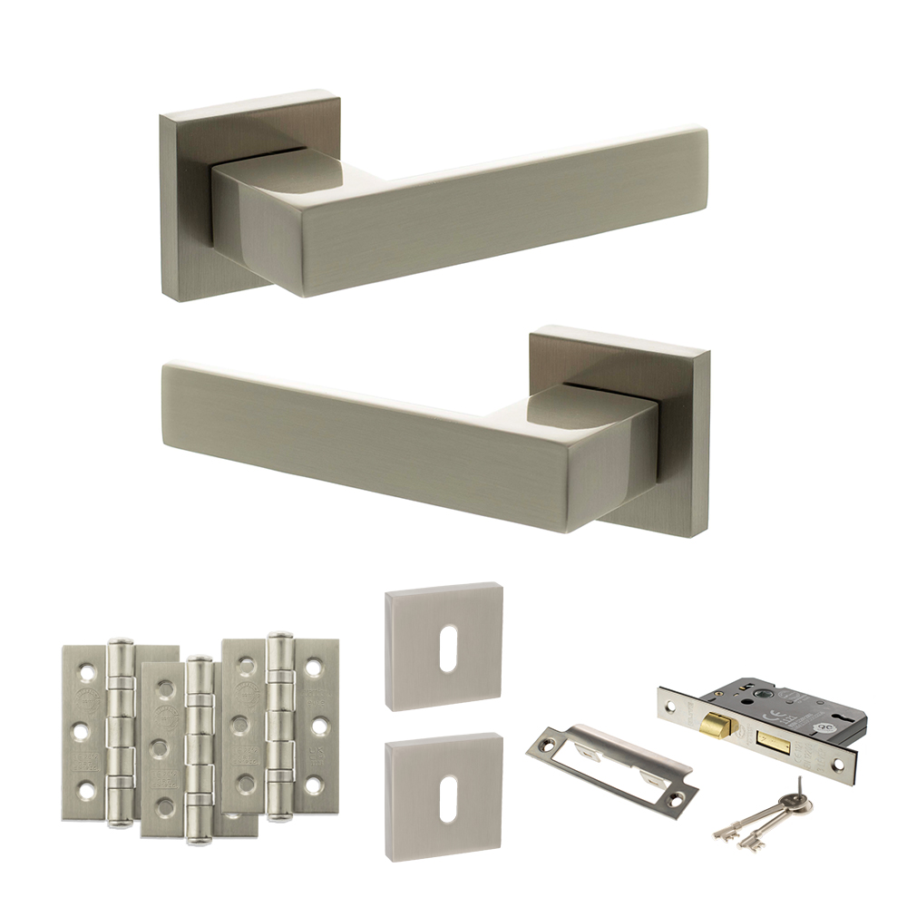 Senza Pari Panetti Door Handle Pack (3 Lever Lock Set - 2.5