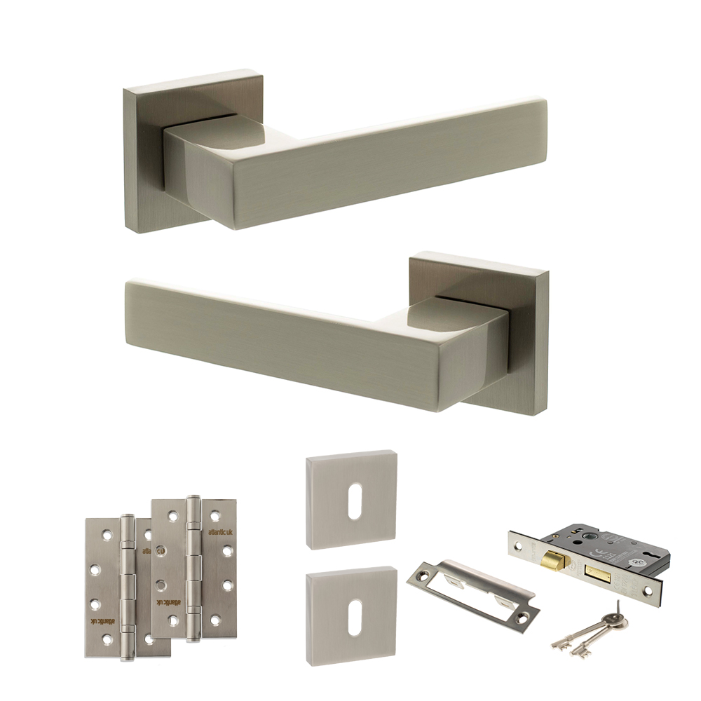 Senza Pari Panetti Door Handle Pack (3 Lever Lock Set - 3