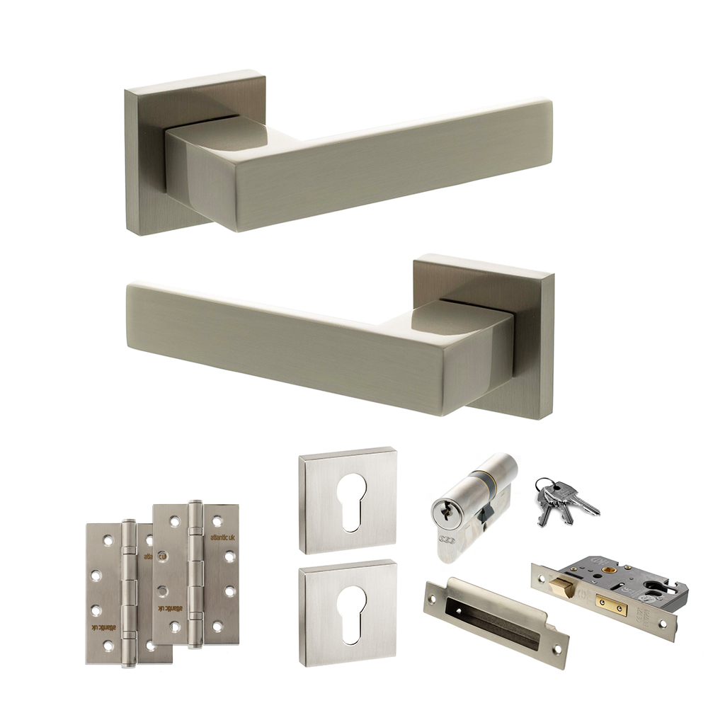 Senza Pari Panetti Door Handle Pack (Euro Lock Set - 3