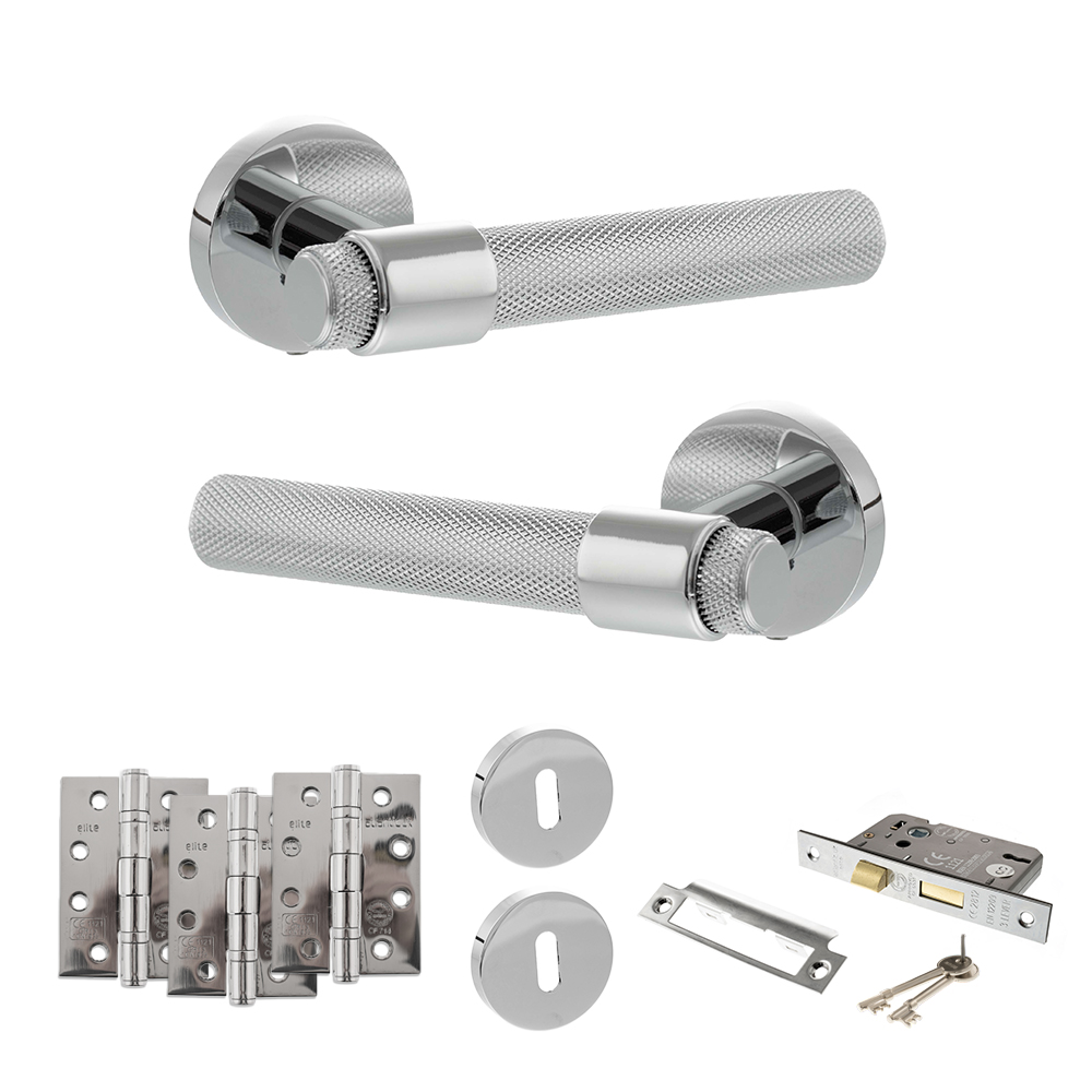 Senza Pari Andretta Door Handle Pack (3 Lever Lock Set - 3