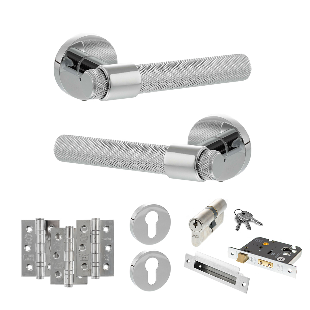 Senza Pari Andretta Door Handle Pack (Euro Lock Set - 2.5
