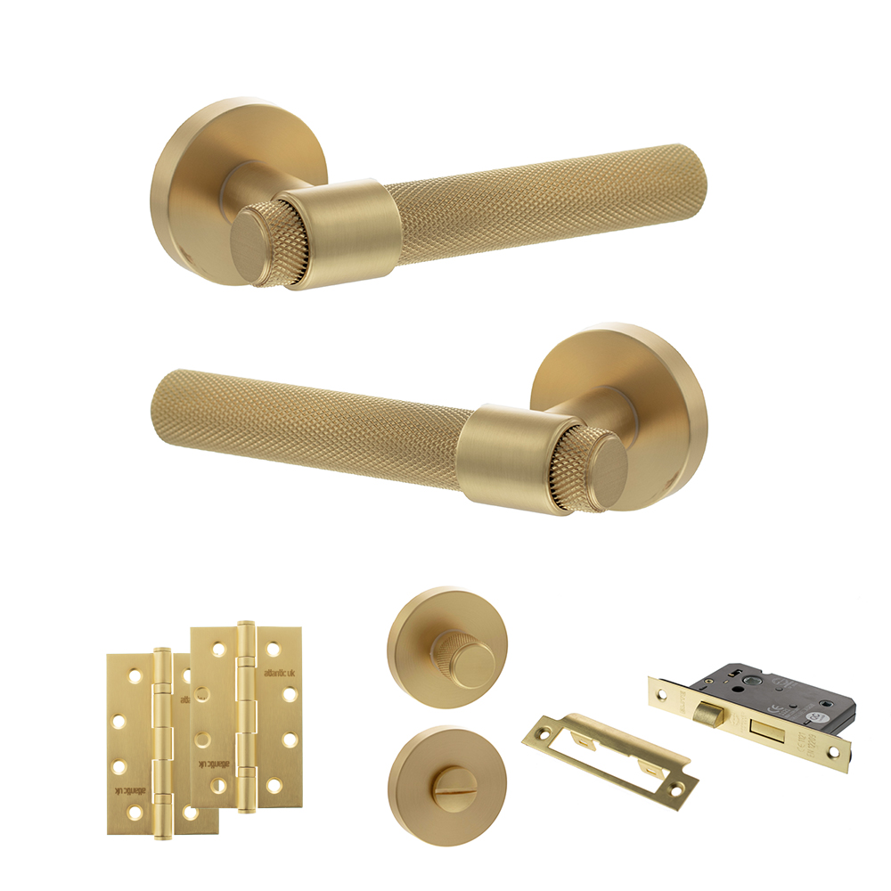 Senza Pari Andretta Door Handle Pack (Bathroom Set - 2.5