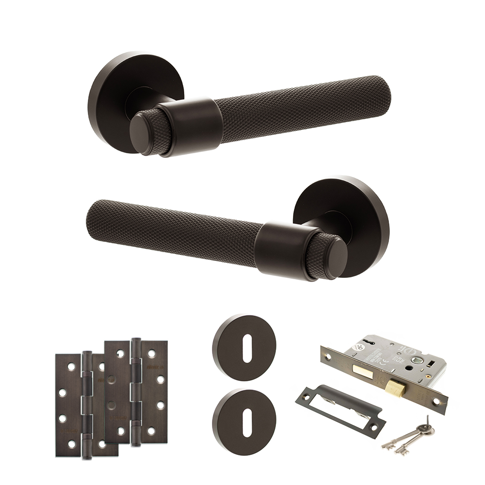 Senza Pari Andretta Door Handle Pack (3 Lever Lock Set - 3
