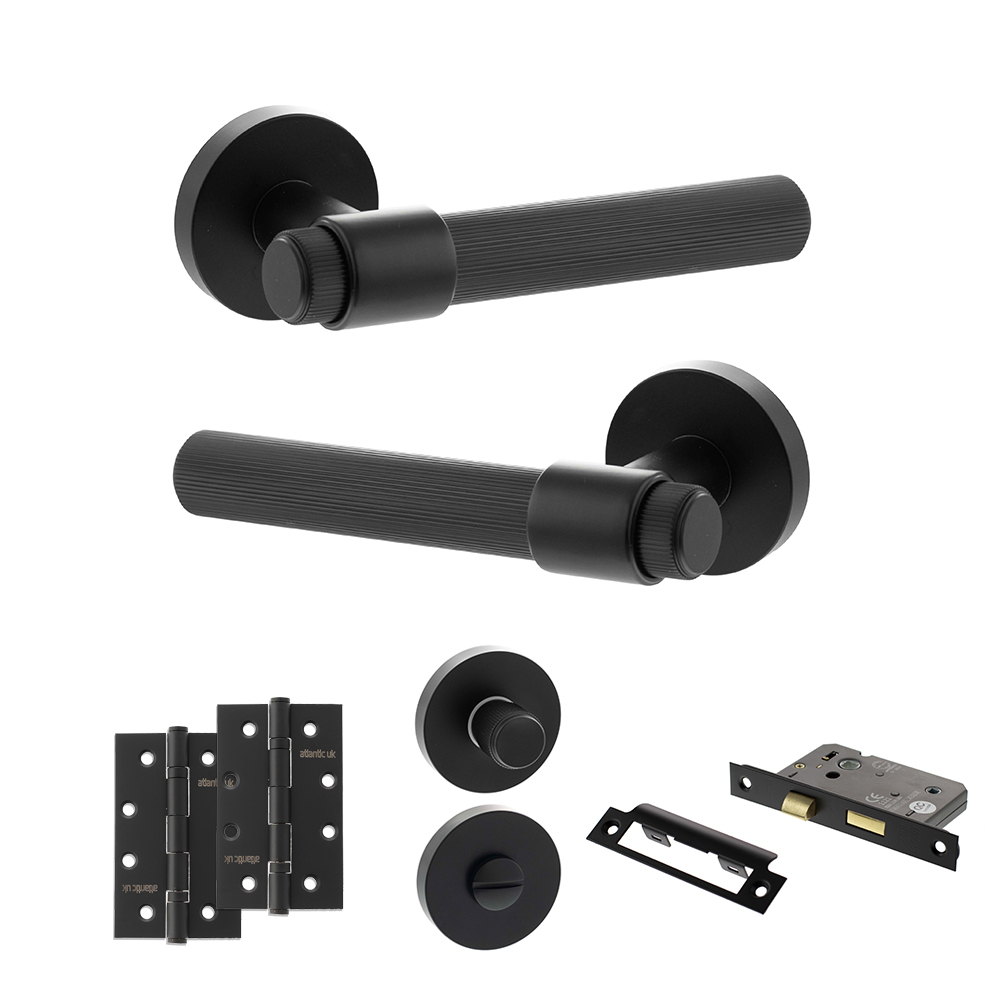 Senza Pari Fasana Door Handle Pack (Bathroom Set - 2.5