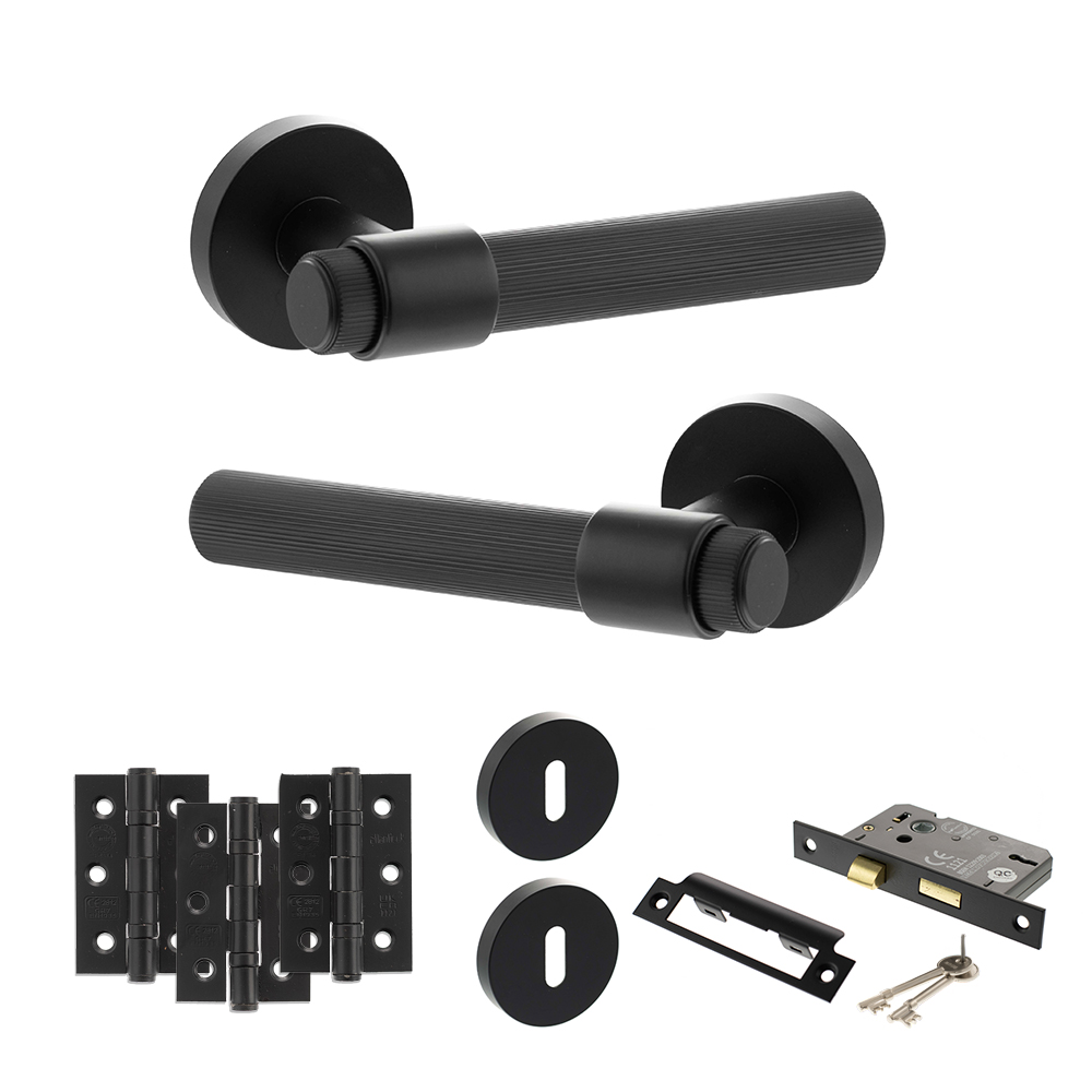 Senza Pari Fasana Door Handle Pack (3 Lever Lock Set - 3