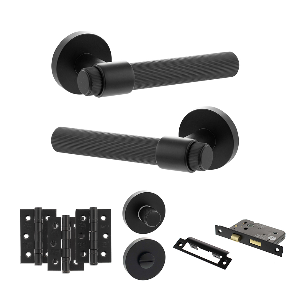 Senza Pari Fasana Door Handle Pack (Bathroom Set - 3