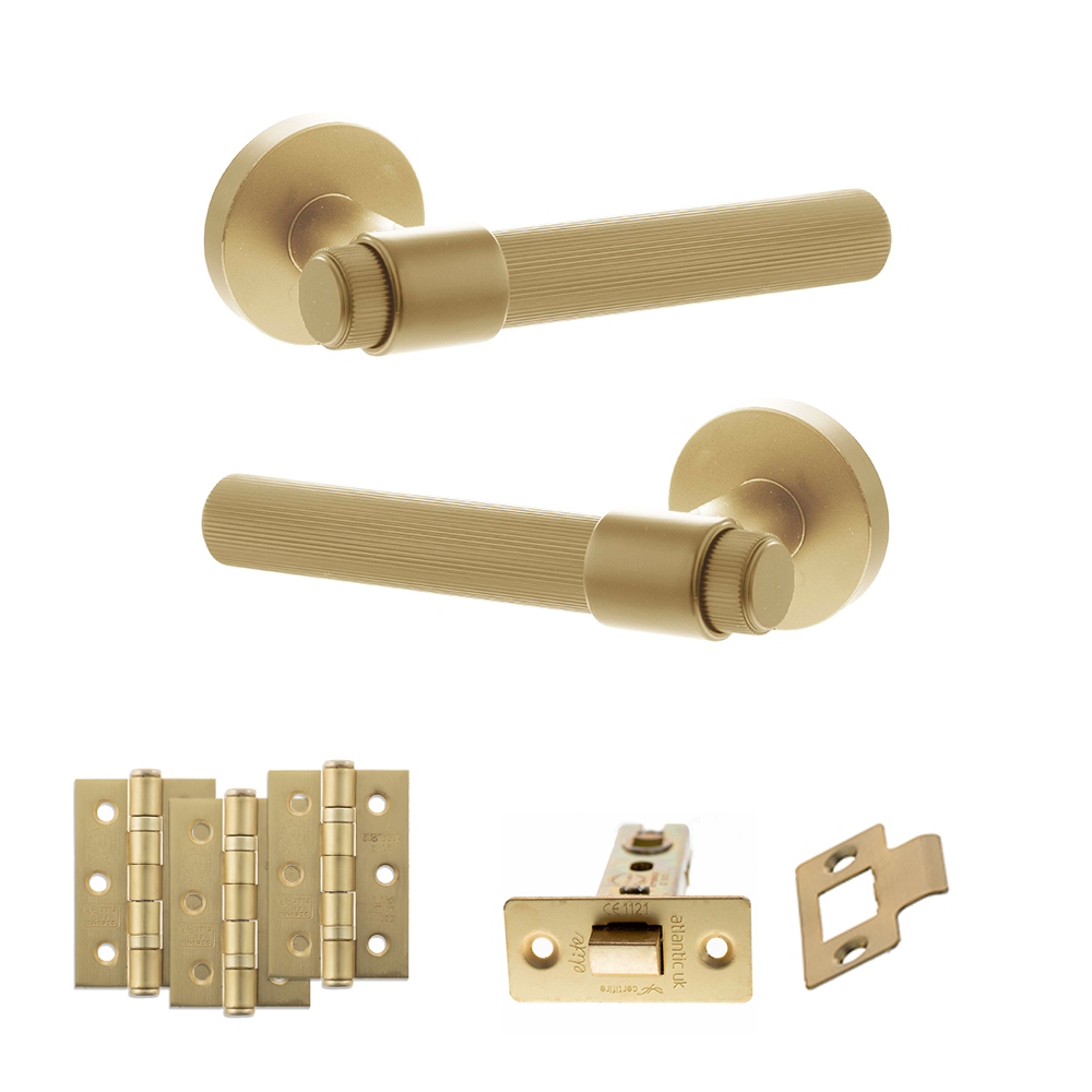 Senza Pari Fasana Door Handle Pack (Latch Set - 3