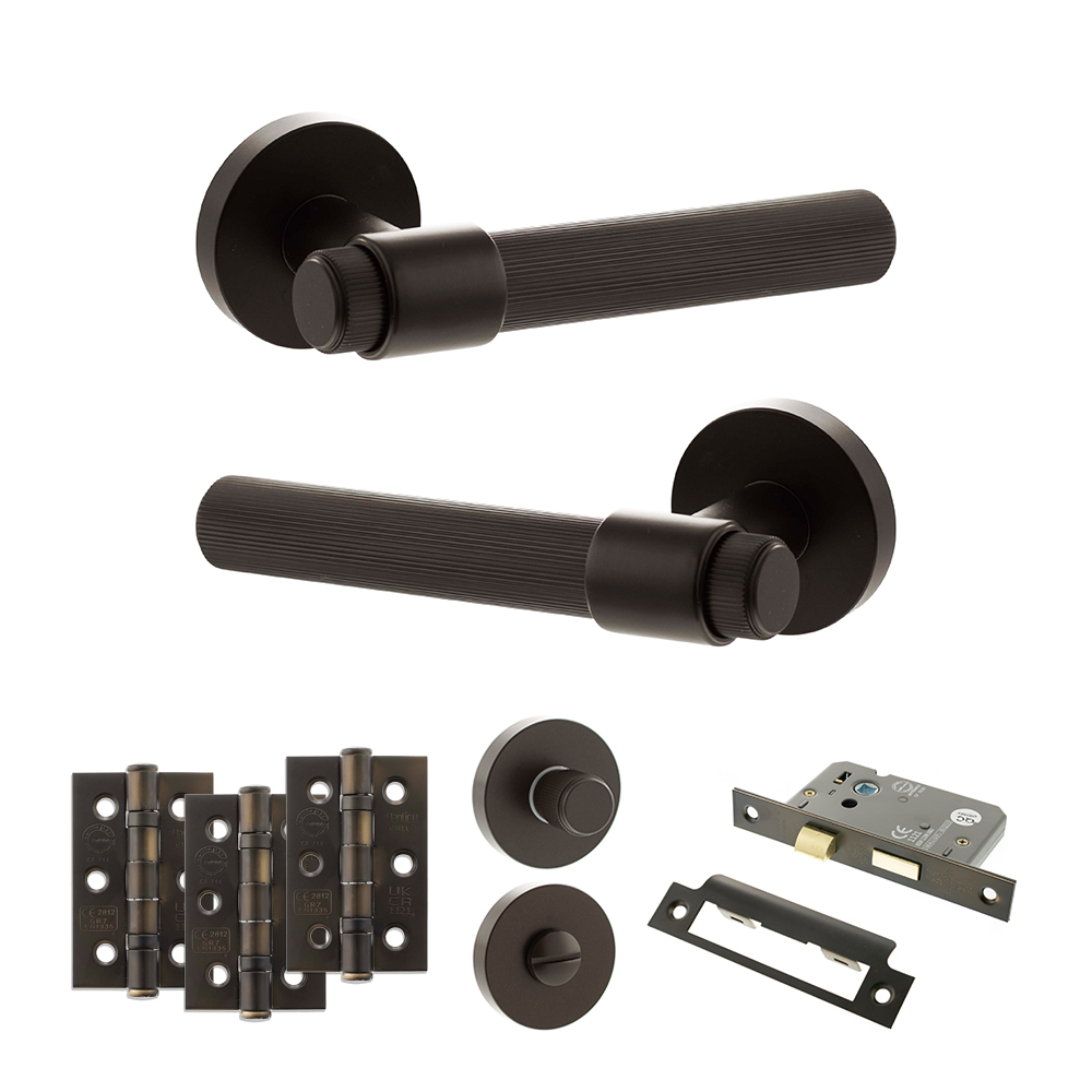 Senza Pari Fasana Door Handle Pack (Bathroom Set - 2.5