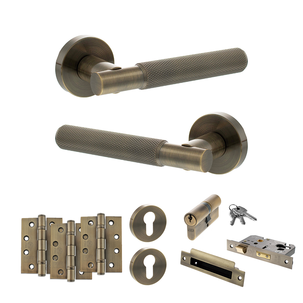 Senza Pari Rosarno Door Handle Pack (Euro Lock Set - 2.5