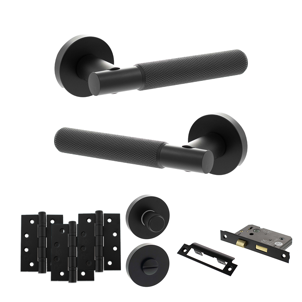Senza Pari Rosarno Door Handle Pack (Bathroom Set - 3