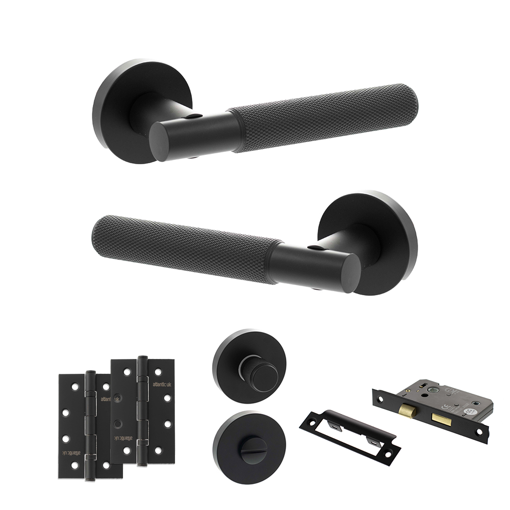 Senza Pari Rosarno Door Handle Pack (Bathroom Set - 3