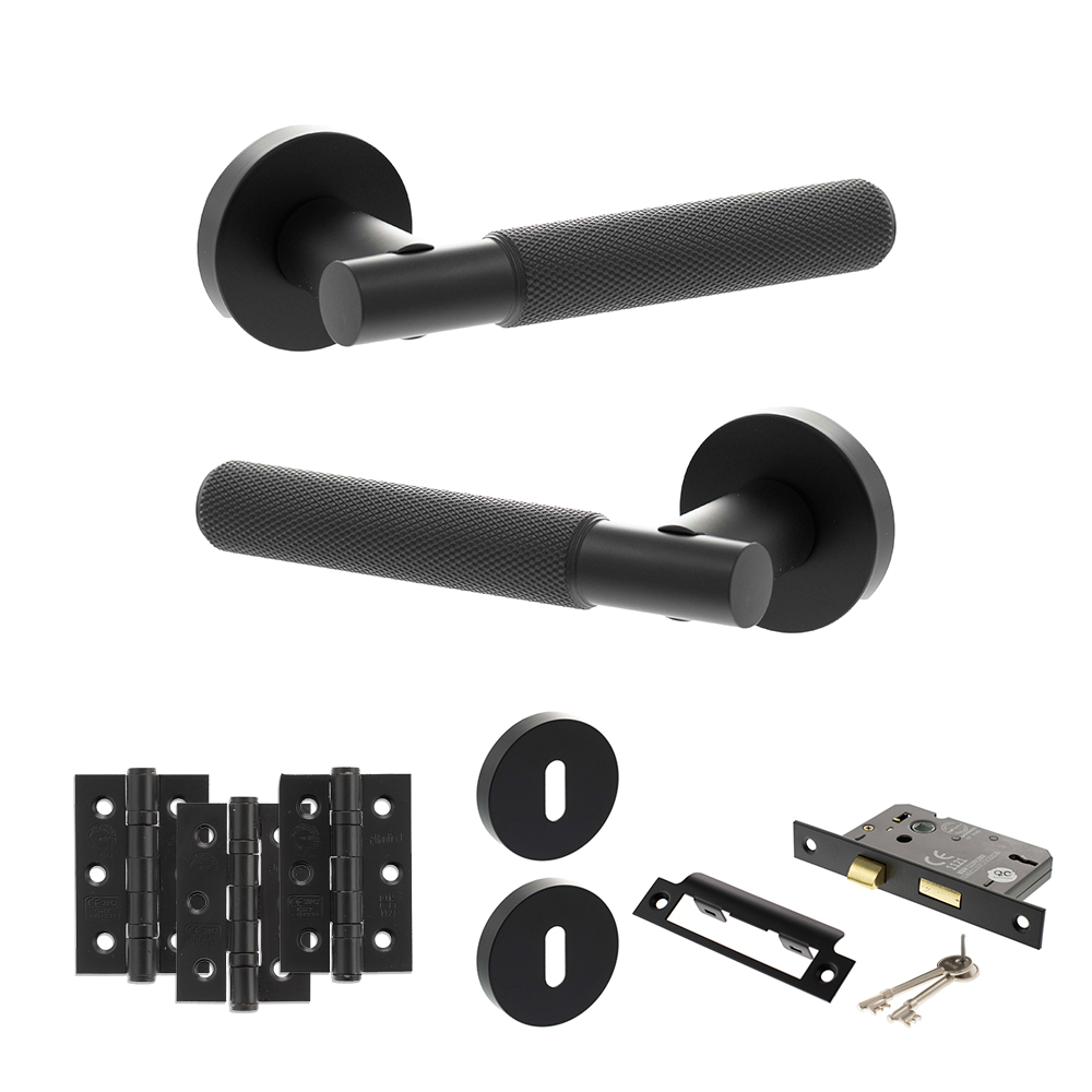Senza Pari Rosarno Door Handle Pack (3 Lever Lock Set - 3