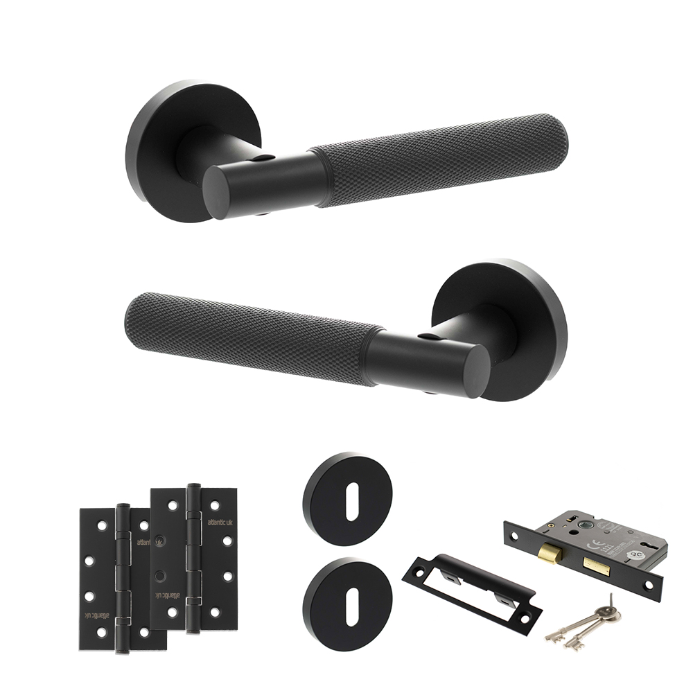 Senza Pari Rosarno Door Handle Pack (3 Lever Lock Set - 3