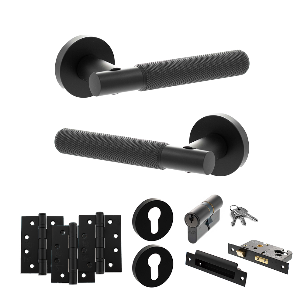 Senza Pari Rosarno Door Handle Pack (Euro Lock Set - 2.5