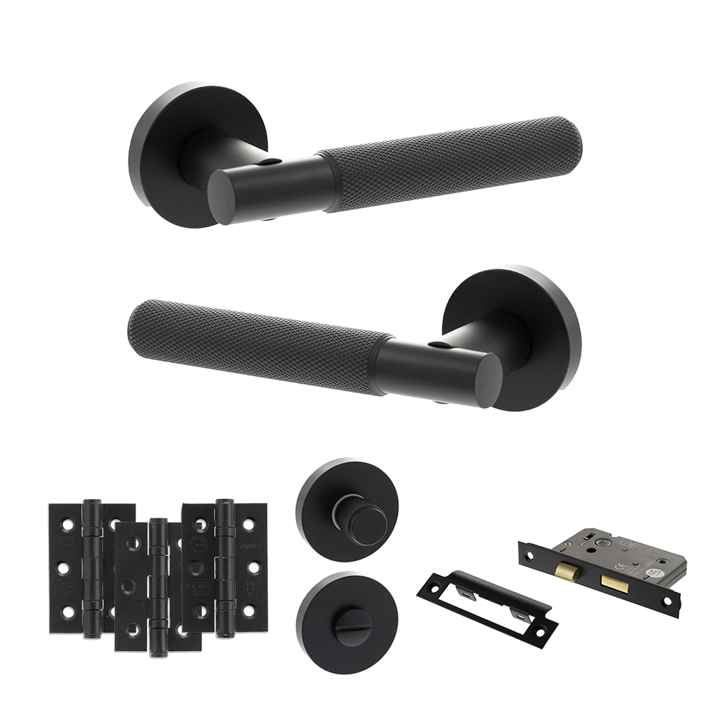 Senza Pari Rosarno Door Handle Pack (Bathroom Set - 2.5
