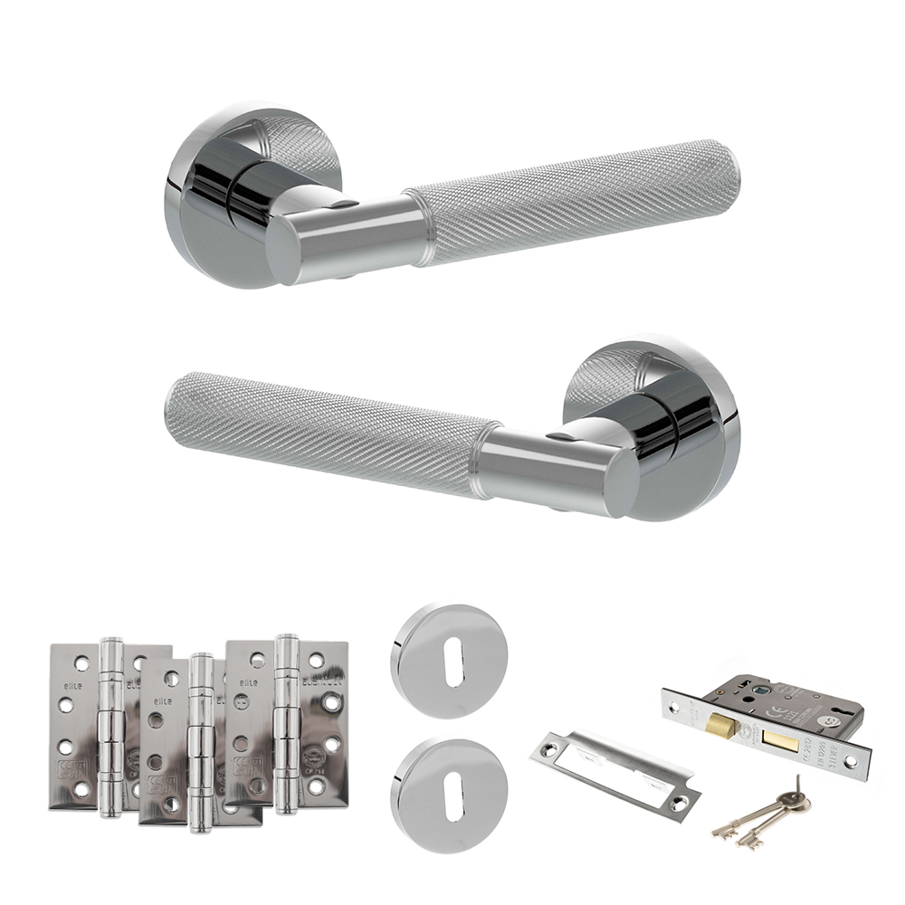 Senza Pari Rosarno Door Handle Pack (3 Lever Lock Set - 3