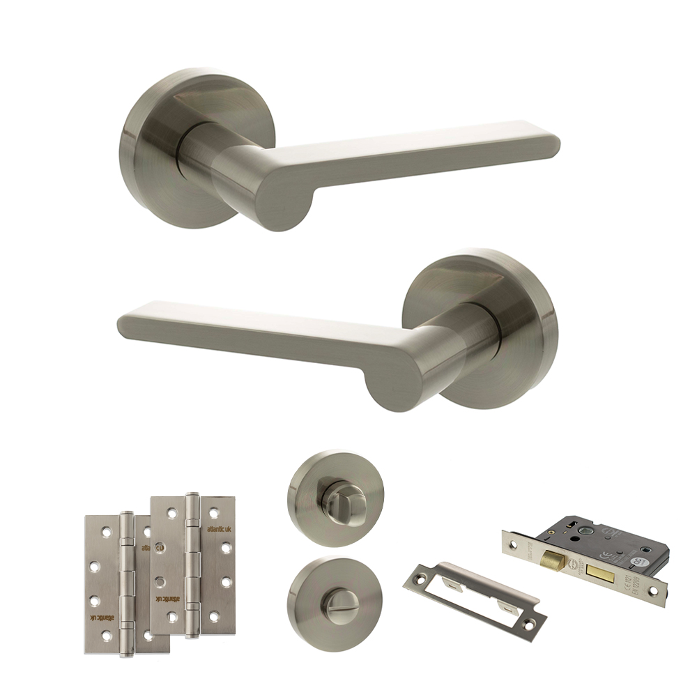 Senza Pari Darrio Door Handle Pack (Bathroom Set - 3