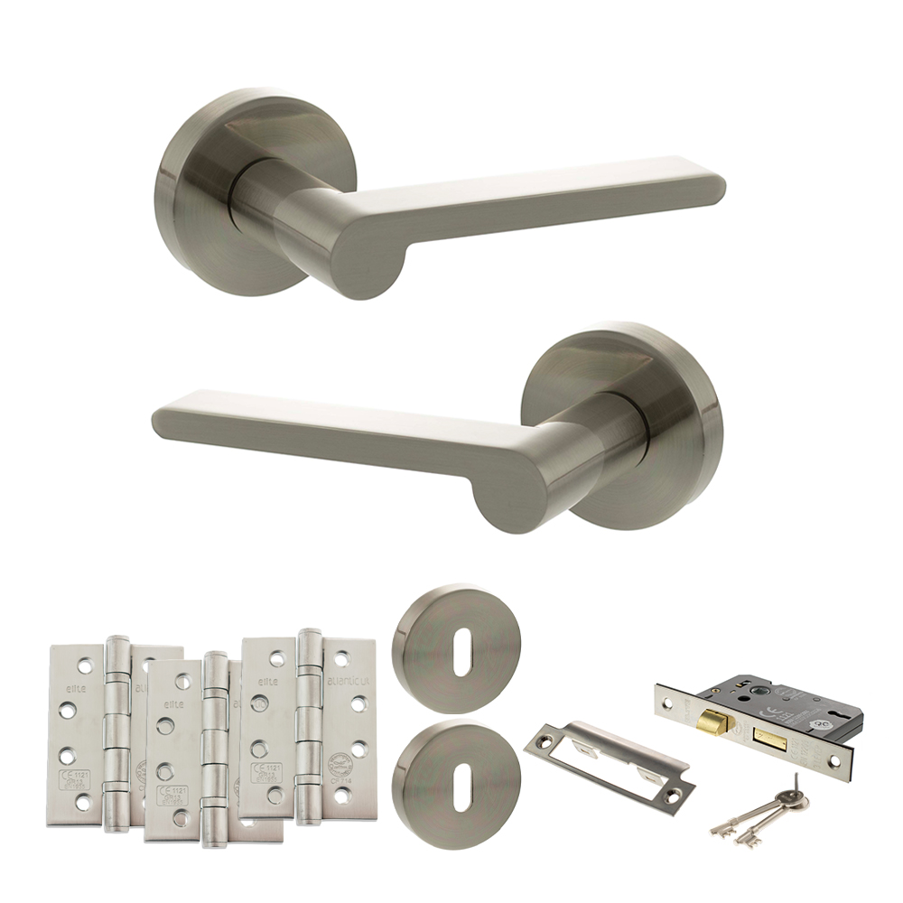 Senza Pari Darrio Door Handle Pack (3 Lever Lock Set - 3