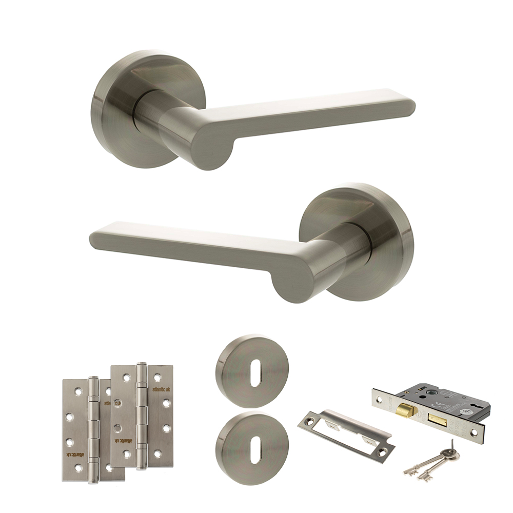 Senza Pari Darrio Door Handle Pack (3 Lever Lock Set - 3