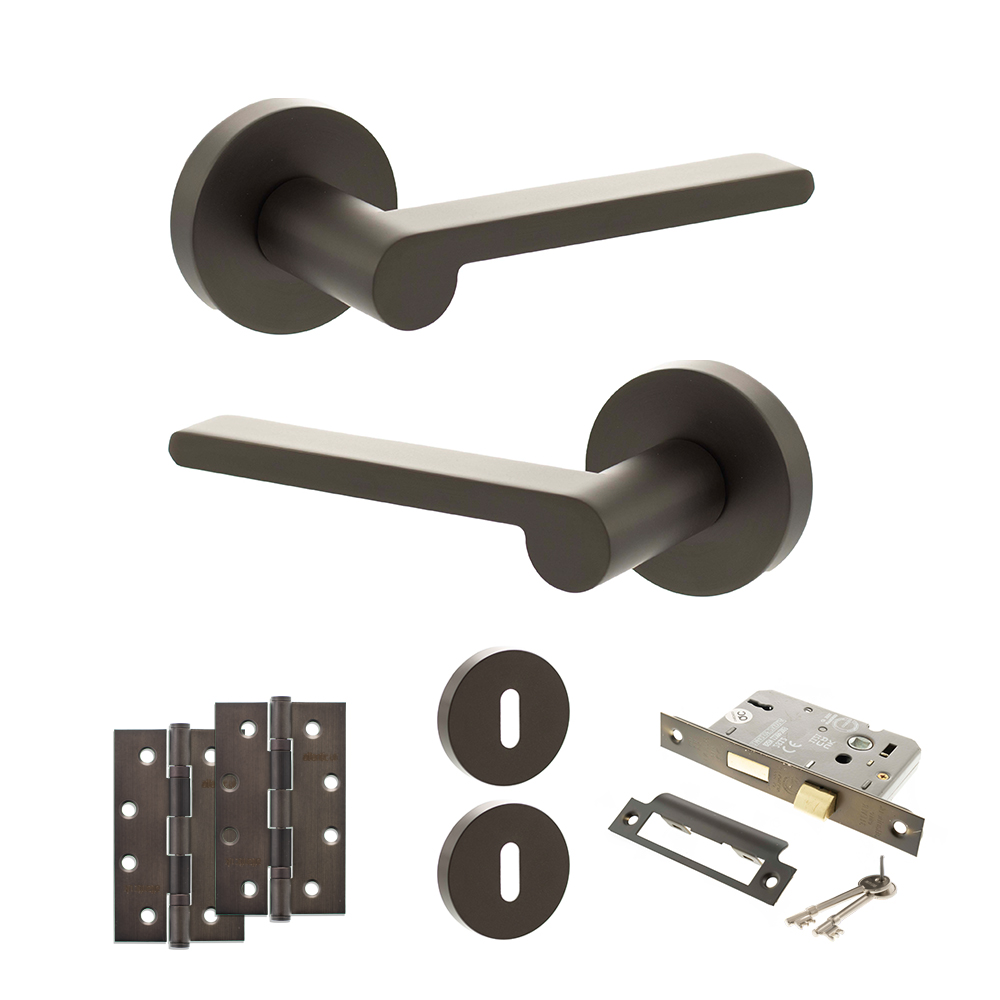 Senza Pari Darrio Door Handle Pack (3 Lever Lock Set - 3