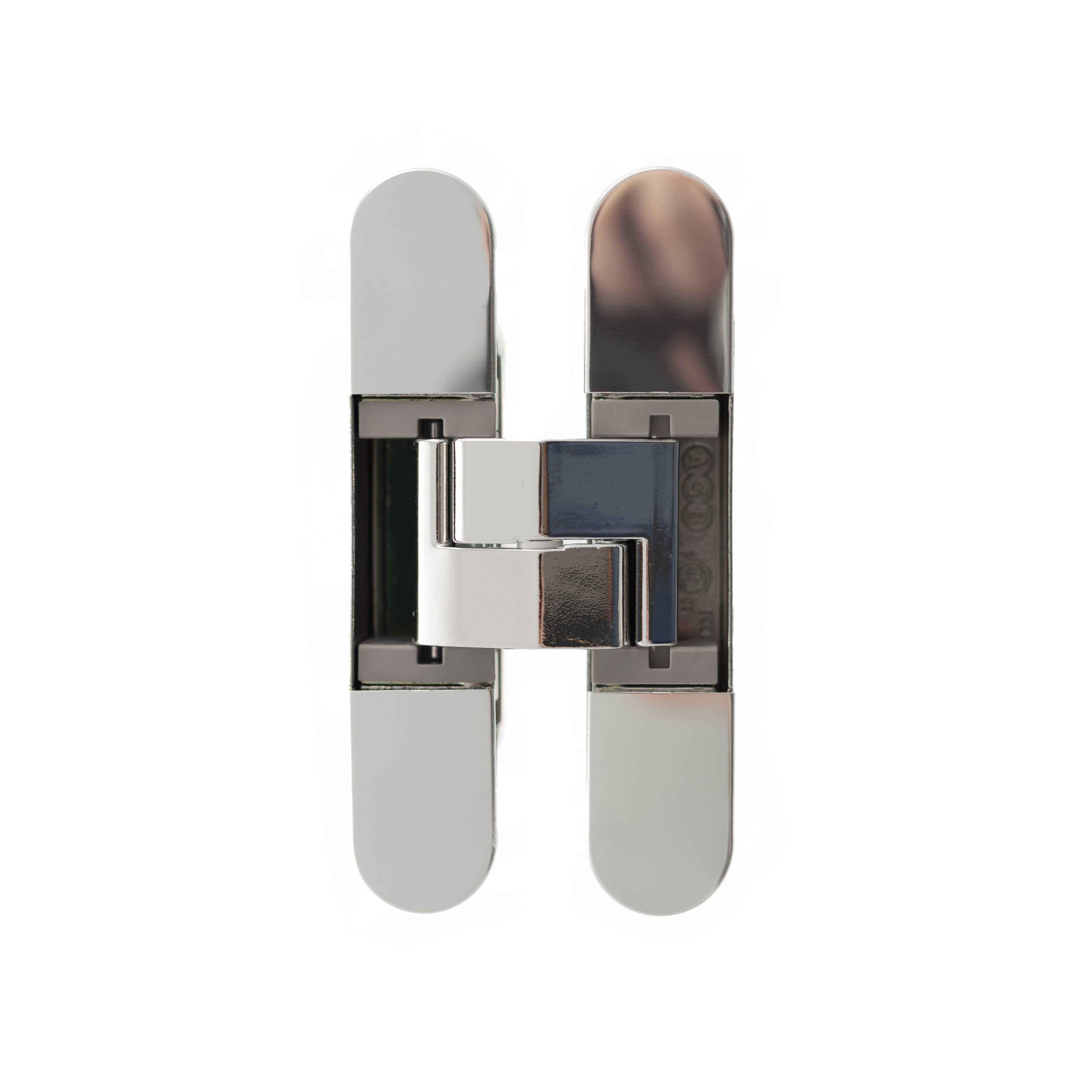 AGB Eclipse Adjustable Concealed Hinge - Polished Nickel