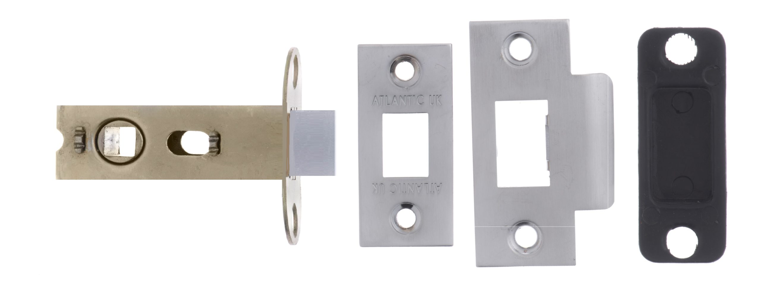 Atlantic Bolt Through Tubular Latch 2.5" - Satin Chrome